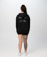 X Split Black Hoodie