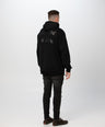 X Split Black Hoodie